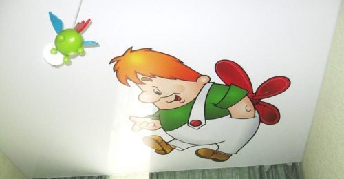 Таван от гипсокартон за детска стая