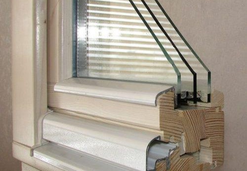 Двойна дограма, дърво