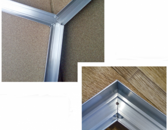 Заварени части за светлинна линия на тавана