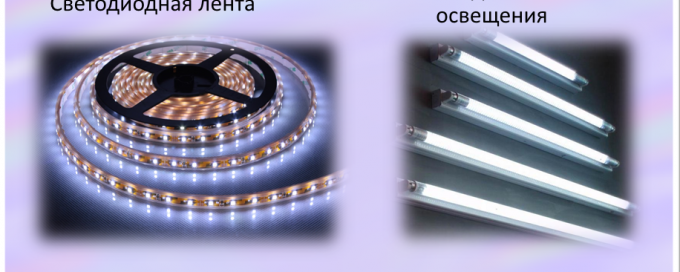 LED лента, луминесцентна лампа за плаващ таван от гипсокартон