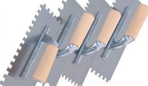 шпатула за полагане на плочки