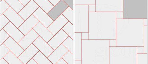 опции за полагане на порцеланови каменинови изделия