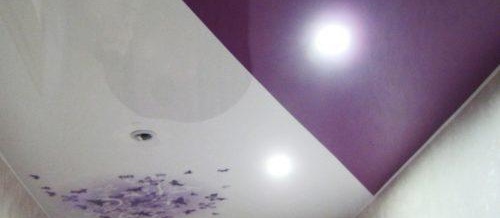 Natyajnoy zvetnoy potolok