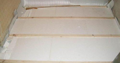 самоизолация от пода с пяна