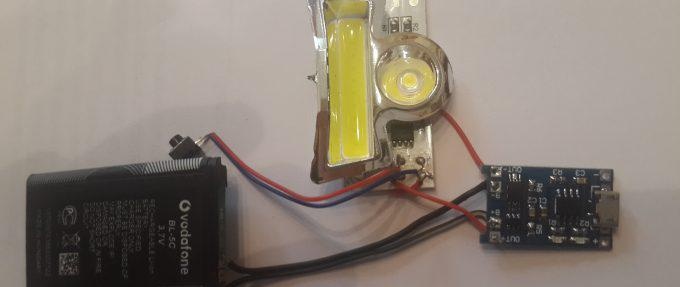 Схема на свързване на леден фенер