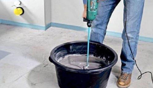 Приготвяне на лепилната смес