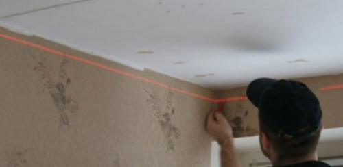 Маркировка на тавана от гипсокартон