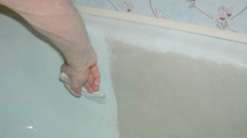 Укрепване на емайла за баня