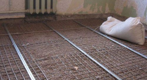 подготовка на повърхността за изливане