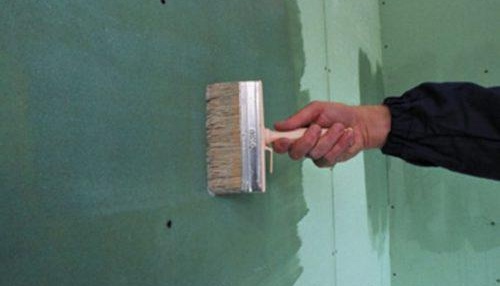 грунд за гипсокартон преди облицовка