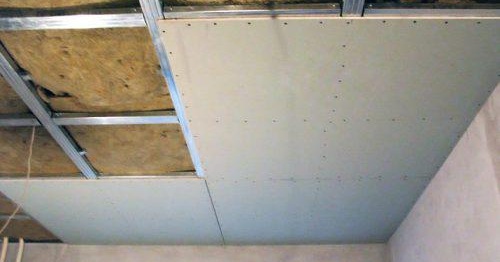 монтаж на гипсокартон върху метална рамка