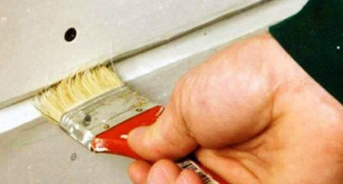 грундиране на фугите