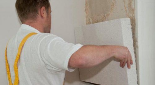 монтаж на експандиран полистирол