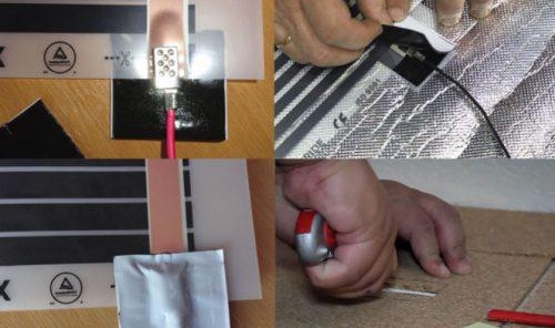 Инсталиране на IR подово отопление