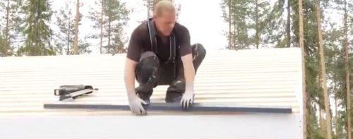 парапет за метален покрив