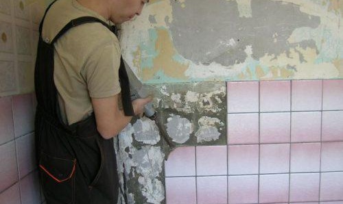 подготовка на основата за плочките