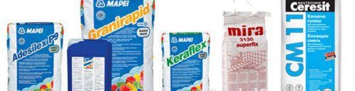 видове лепило за плочки