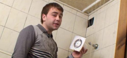 подготовка на вентилатора за монтаж