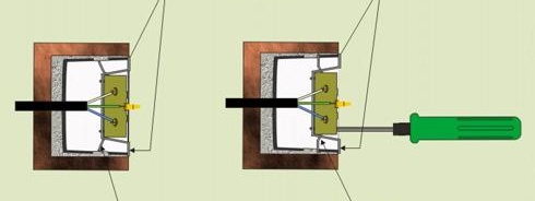Фиксиращи кутии за розетки от стария тип снимка