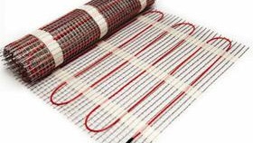 Инсталационна снимка на електрически топъл под