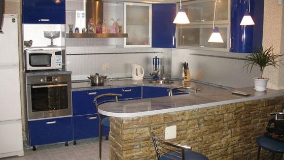 Редизайн на кухнята във фотоапартамента. кухня всекидневна