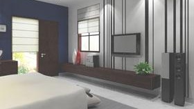 Раиран интериор и тапет, снимка