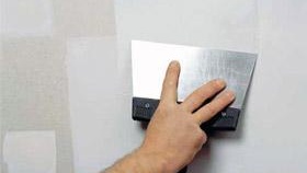 Шпакловка под фототапет