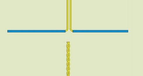 Завъртете, за да свържете проводници в снимка на съединителна кутия