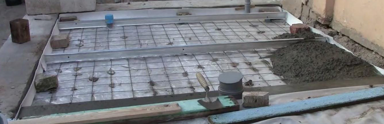 Изолация от бетон и експандирана глина: керамзит, филм, армировка, замазка