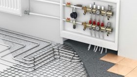 подово отопление с вода