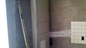 Кутия от гипсокартон за газова тръба