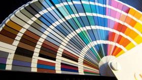 Какви цветове са комбинирани в интериора на снимката