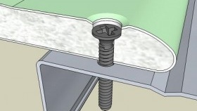 Закрепване на гипсокартон към профила