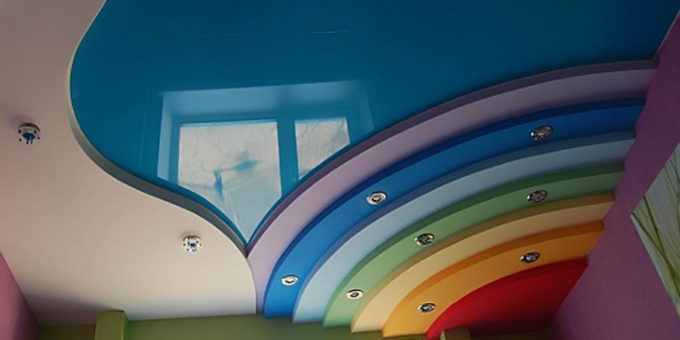 цветен таван