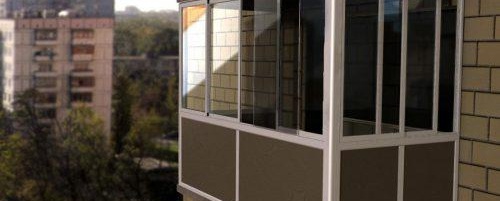 ПВЦ стъклопакет на лоджия