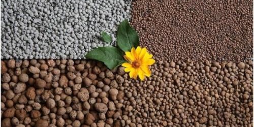 Различни фракции от експандирана глина