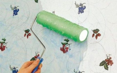  премахнете тапета с ролка