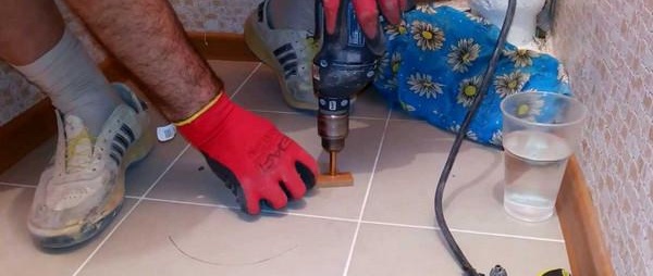 пробиване на гранитогрес