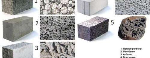 Видове материали за изграждане на прегради