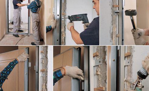 монтаж на врати