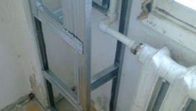 Фалшива стена в гипсокартон