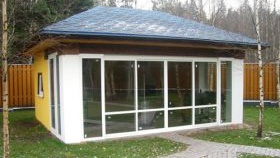 Беседка с двоен стъклопакет