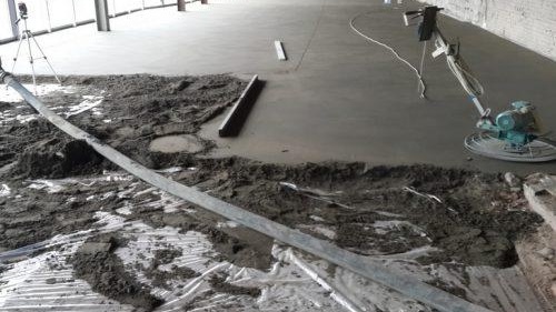 технология за полусуха замазка